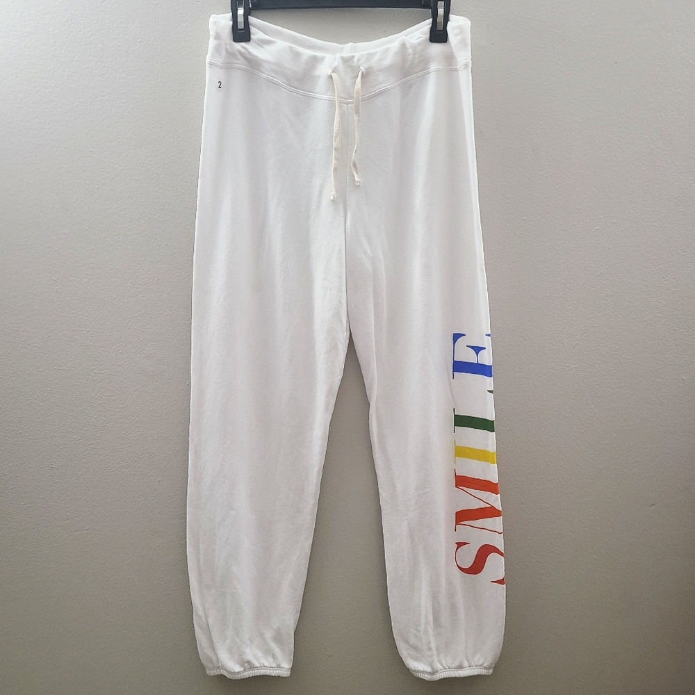 Sundry Rainbow Smile Joggers Sweatpants